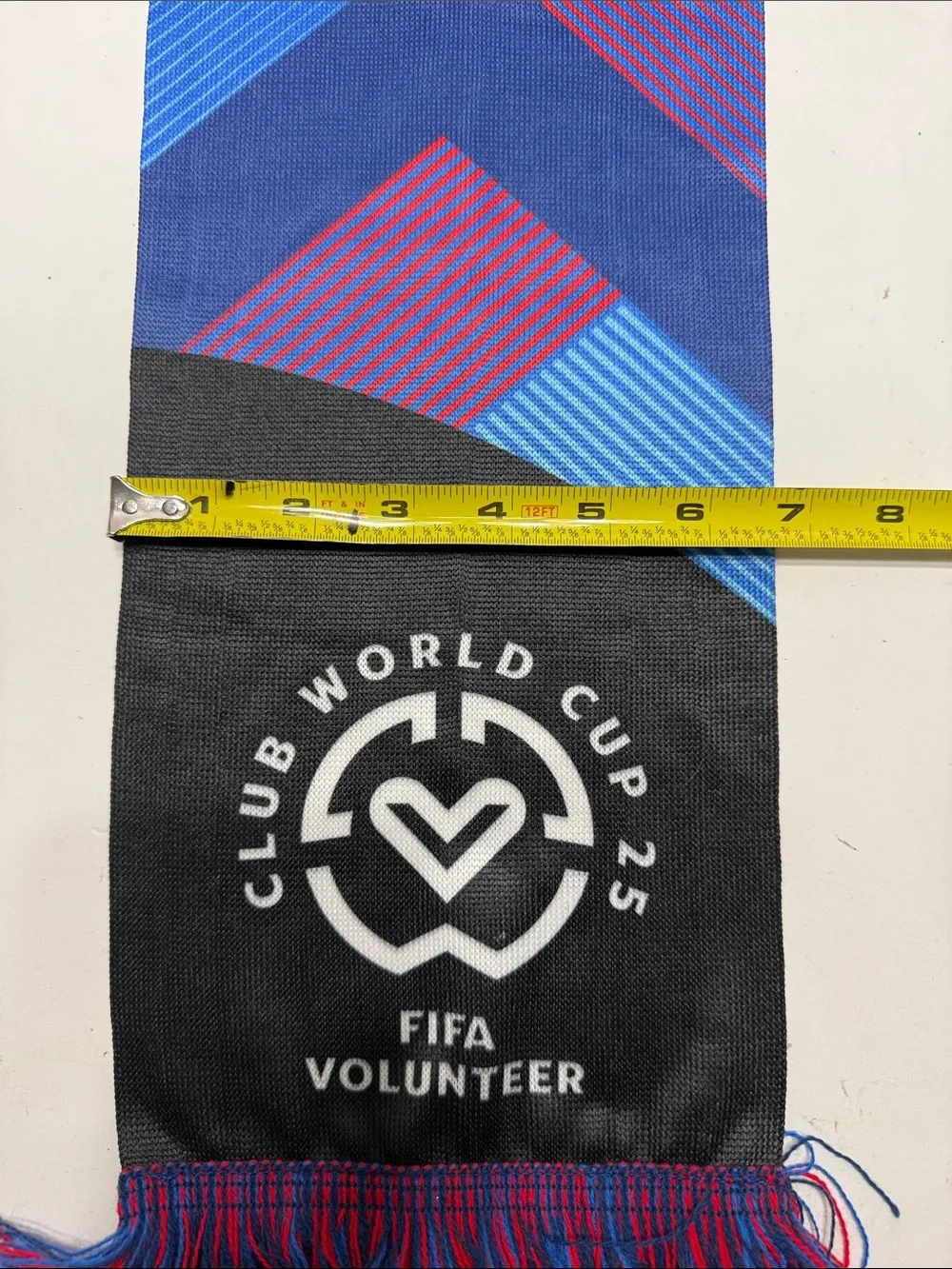 Club World Cup 25 FIFA Volunteer Scarf in Blue & Purple